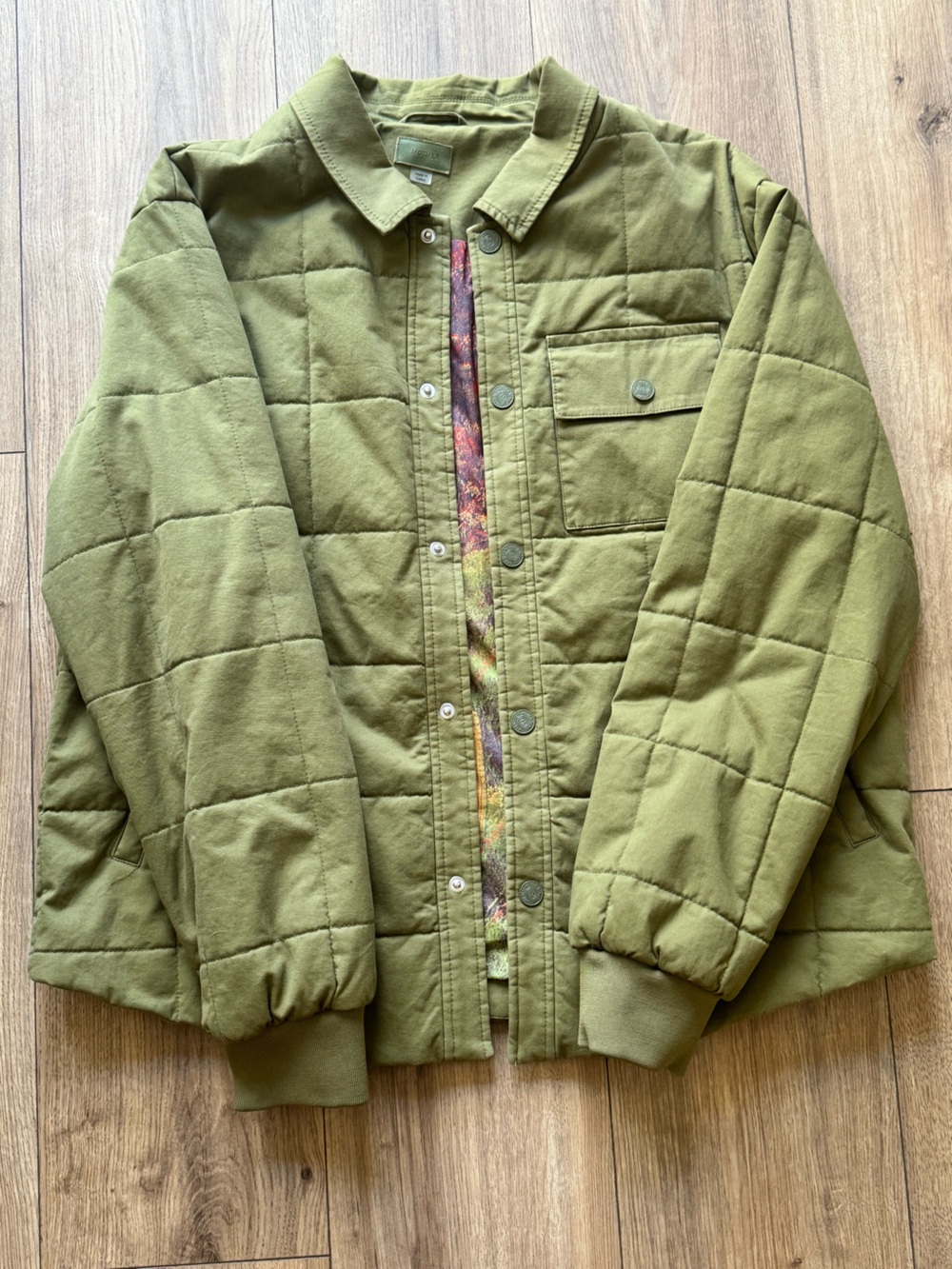 Quilted Olive Green Jacket - Mother